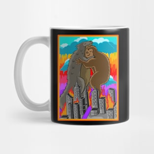 godzilla love kong meme Mug